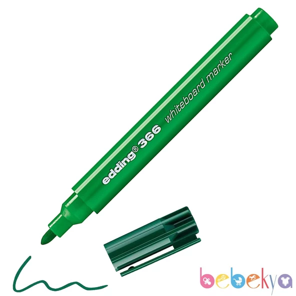 Edding KÜÇÜK CEP BOY Silinebilir Beyaz Tahta Kalemi Edding 366 YEŞİL Flipchart Kalemi Sunum Kalemi ürün görseli 1