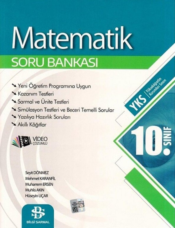 10. Sınıf Matematik Soru Bankası Bilgi Sarmal Yayınları ürün görseli 1
