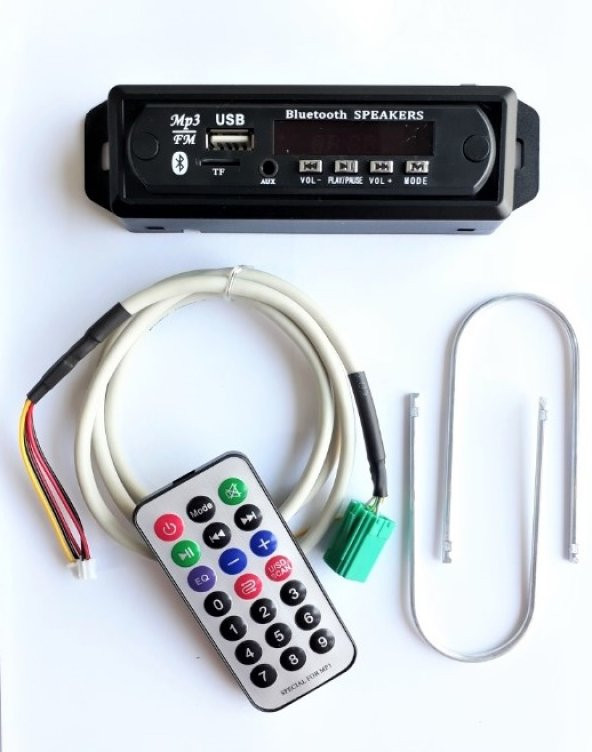 Renault Megane-Clio-Kangoo Usb-Bt-Aux Çalar 12 Volt ürün görseli 1