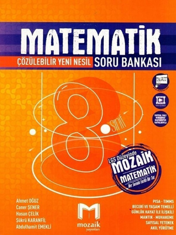 8. Sınıf Matematik Soru Bankası Mozaik Yayınları ürün görseli 1