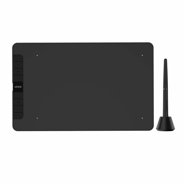 Veikk VK1060 10x6" 6 Kısayol Tuşlu Sağ/Sol El Uyumlu Grafik Tablet+Kalem ürün görseli 1