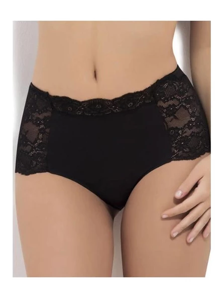 X LADY 941 YÜKSEK BEL DANTEL KÜLOT - Resim 2
