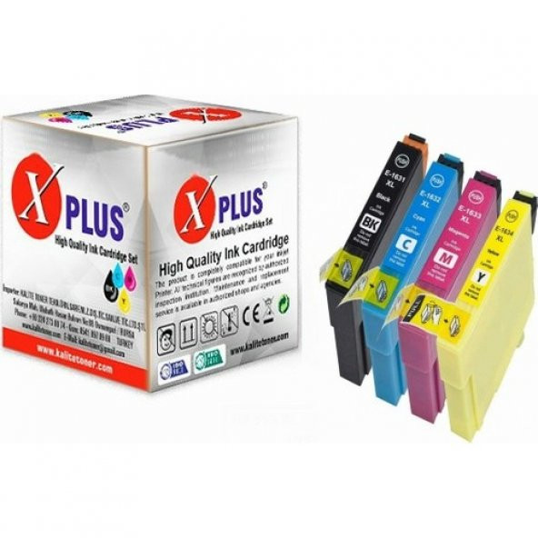 Xplus Workforce WF-2660DWF Uyumlu 4 Renk Muadil Kartuş Seti ürün görseli 1