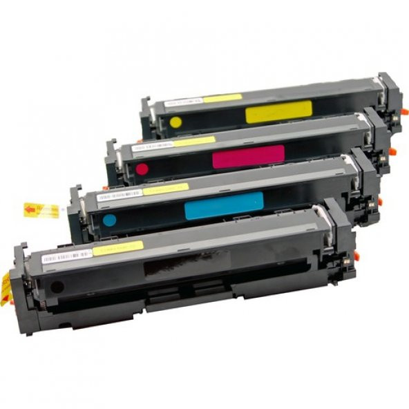 Photo Print Color Laserjet Pro M255NW 207X Chipsiz 4 Renk Muadil Toner ürün görseli 1