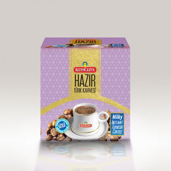 Altıncezve Hazır Türk Kahvesi Sütlü 20 x 11 G ürün görseli 1