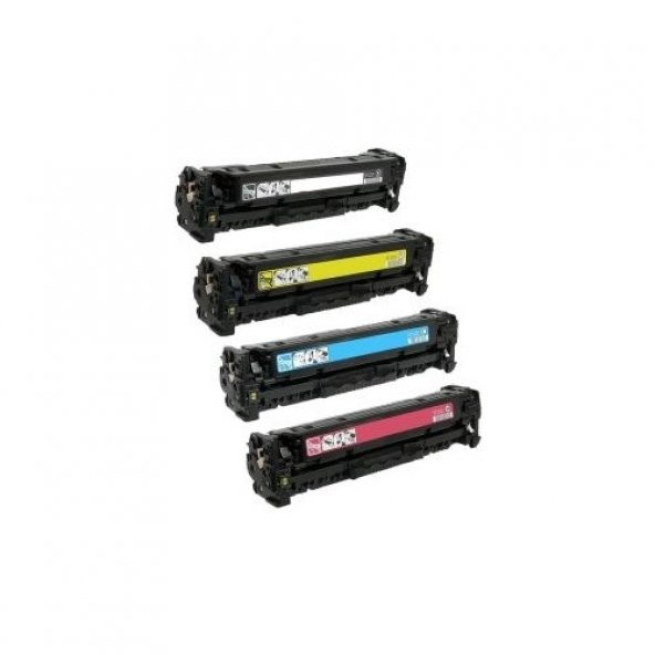 Photo Print CRG-046 / Canon LBP-653CDW/645CX 1 Set Cmyk Muadil Toner ürün görseli 1