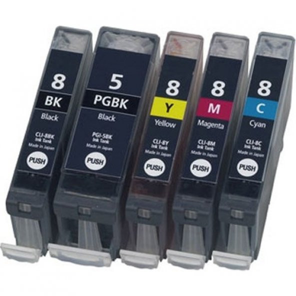 Photo Print Canon Pixma MX850 Kartuş Set 5 Renk Takım Pg-5 Clı-8 ürün görseli 1