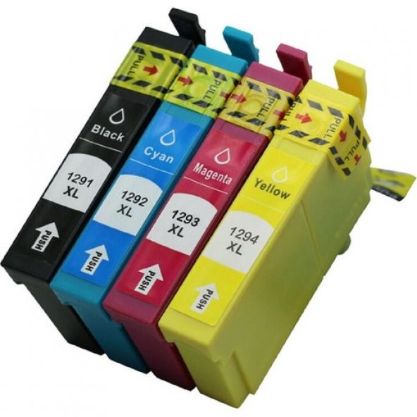 Photo Print Epson Stylus SX440W Uyumlu 4 Renk Muadil Kartuş Seti ürün görseli 1