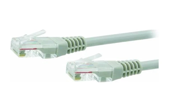 Cat-6 Rj-45 Phaç Kablo 10 Mt Gri ürün görseli 1