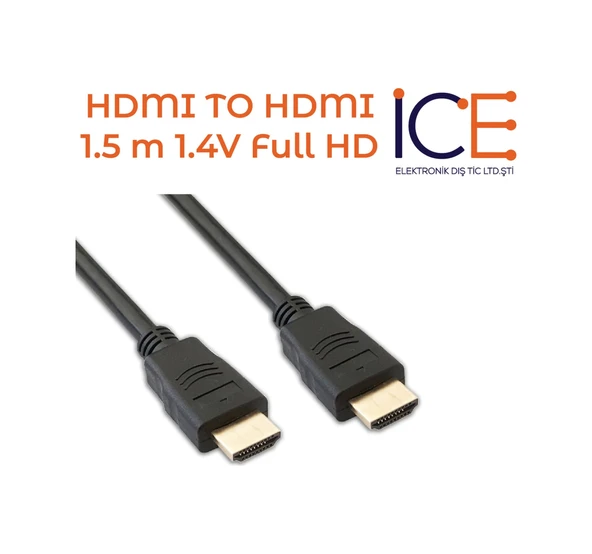 Hdmi To Hdmi 1.4V 1.5 Metre Kablo ürün görseli 1