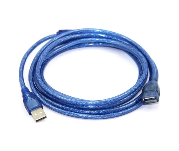 5M Metre Usb Uzatma Kablosu Mavi Filtreli - Gerçek Usb 2.0 ürün görseli 1