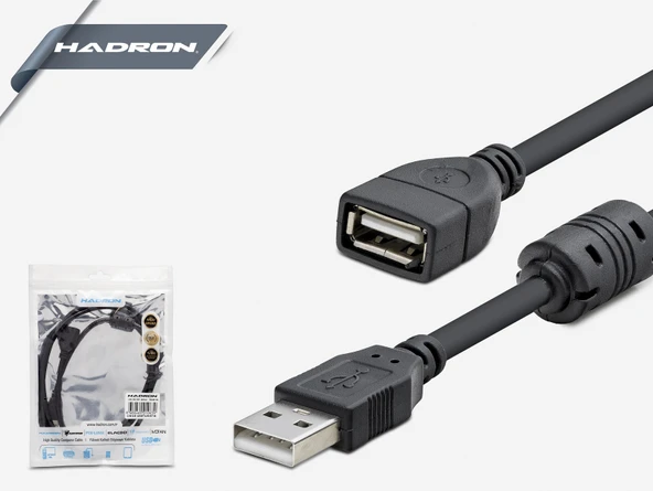1.5 Metre Usb Uzatma Kablosu Erkek Dişi 1.5M ürün görseli 1