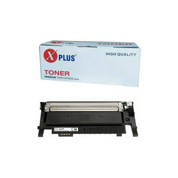 Xplus 117A / W2070A Hp Siyah Ithal Toner 1000 Sayfa Renkli Chipsiz ürün görseli 1
