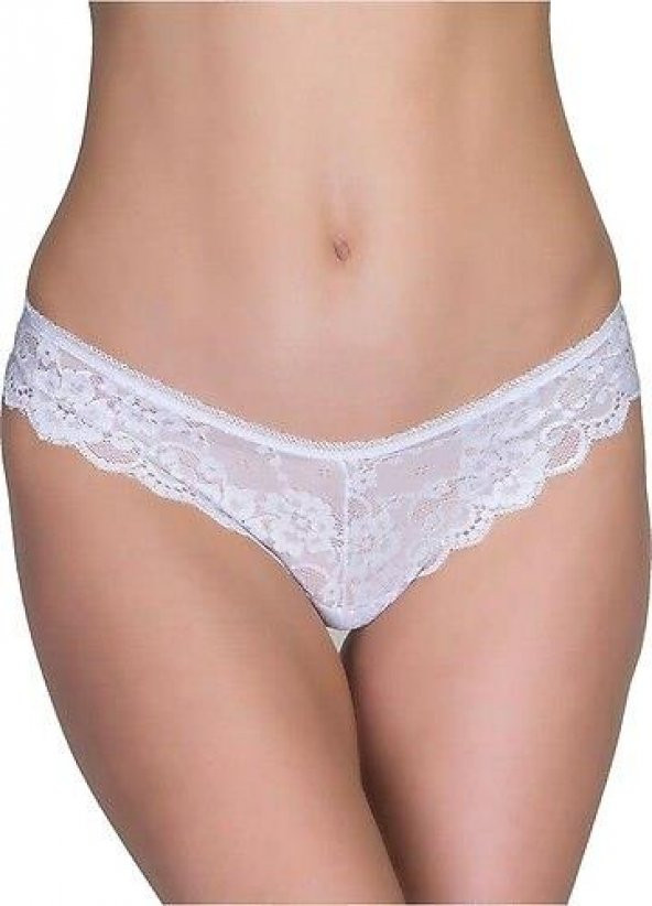 X LADY 543 STRING KOMPLE DANTEL STRING KÜLOT - Resim 4
