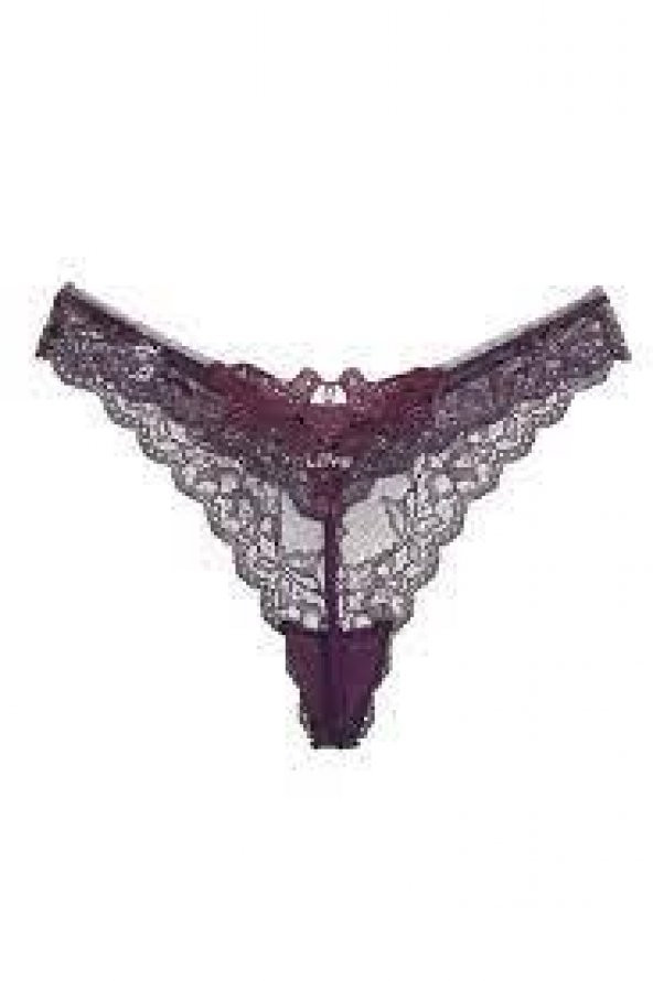 X LADY 543 STRING KOMPLE DANTEL STRING KÜLOT - Resim 6