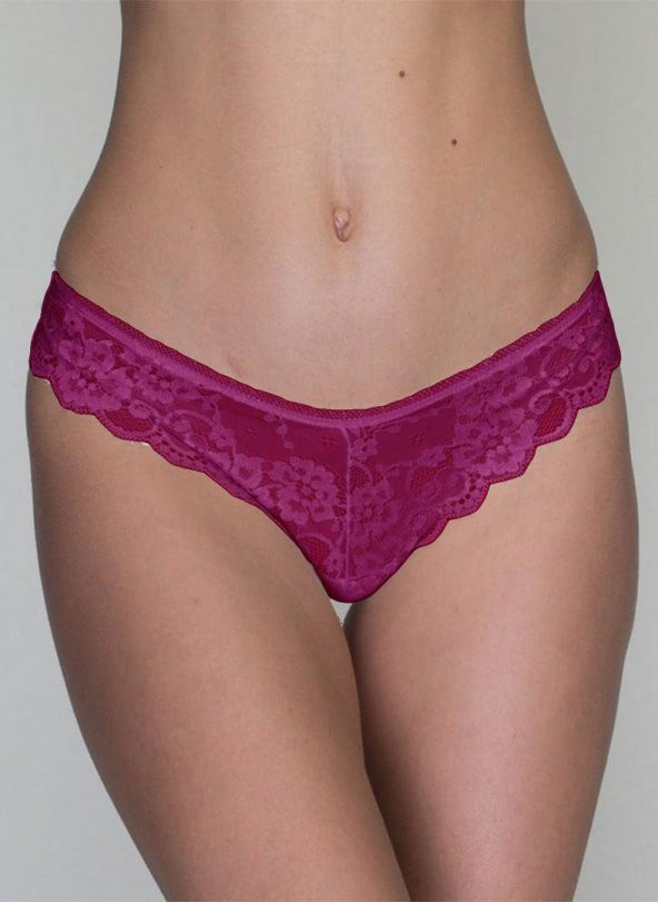 X LADY 543 STRING KOMPLE DANTEL STRING KÜLOT - Resim 7