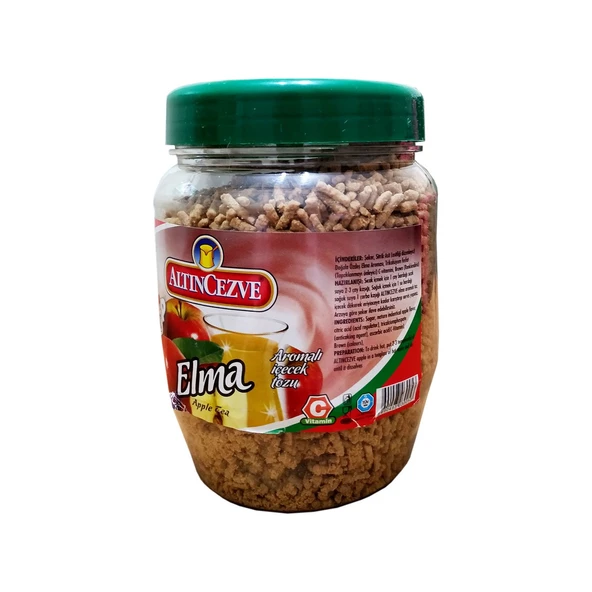 Granül Elma Aromalı İçecek Tozu 300 gr - Resim 2