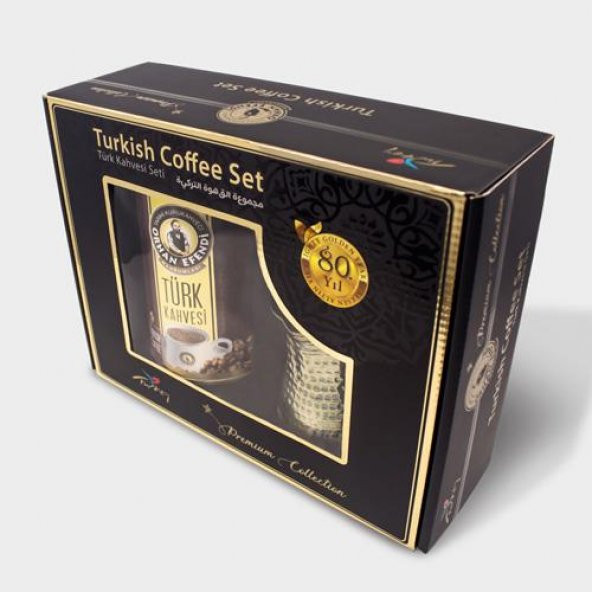 Premium Collection Cezveli Türk Kahvesi Seti ürün görseli 1