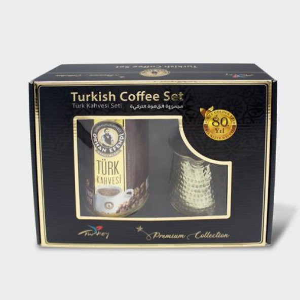 Premium Collection Cezveli Türk Kahvesi Seti - Resim 2