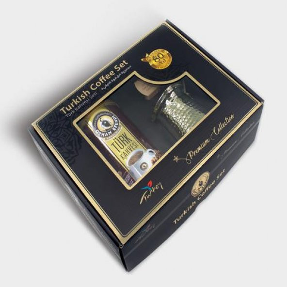 Premium Collection Cezveli Türk Kahvesi Seti - Resim 3
