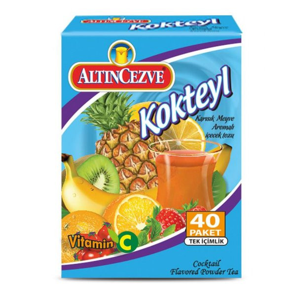 Altıncezve Kokteyl Aromalı Tek İçimlik İçecek Tozu 40 x 1.5 Gr ürün görseli 1
