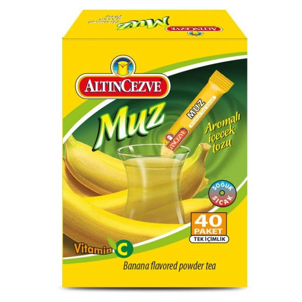 Altıncezve Muz Aromalı Tek İçimlik İçecek Tozu 40 x 1.5 gr ürün görseli 1