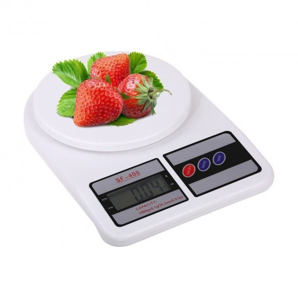 Dijital Hassas Terazi 10 kg Kapasiteli Digital Mutfak Terazi Tartısı Lcd Ekranlı ürün görseli 1