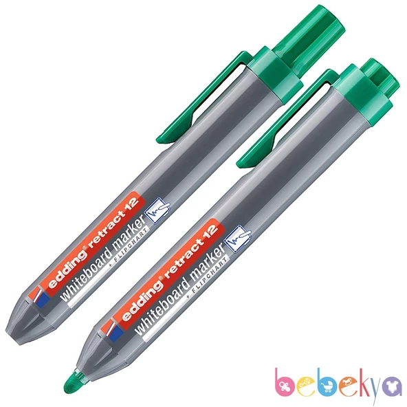Edding BASMALI Silinebilir Beyaz Tahta Kalemi Edding 366 YEŞİL Flipchart Kalemi Sunum Kalemi ürün görseli 1