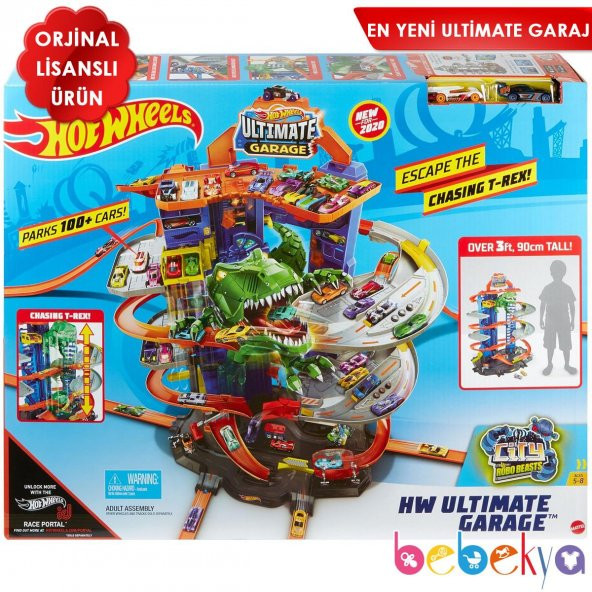 Orjinal Hot Wheels T-Rex Ultimate Garaj Yeni Hotwheels T Rex Dinazorlu Ultimate Garaj GJL14 ürün görseli 1