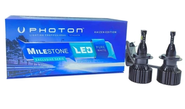 Photon Milestone Led Xenon H1 H4 H7 H8 H9 H11 H16 9005 9006 ürün görseli 1