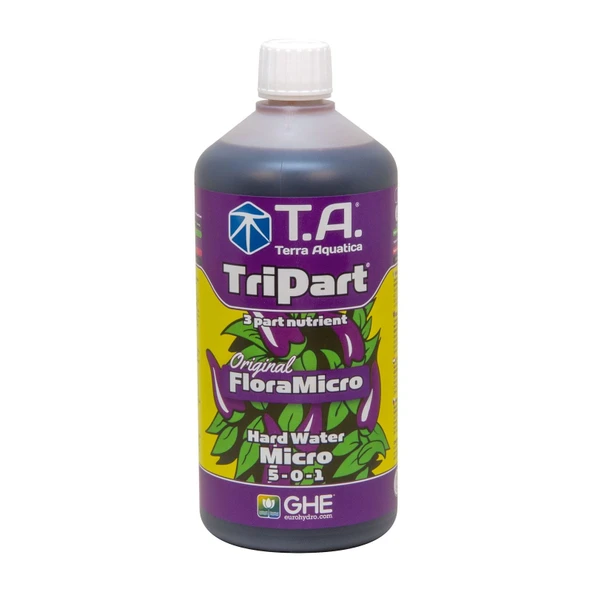 Terra Aquatica Tripart Micro Hard Water 1 Litre Sert Su ürün görseli 1