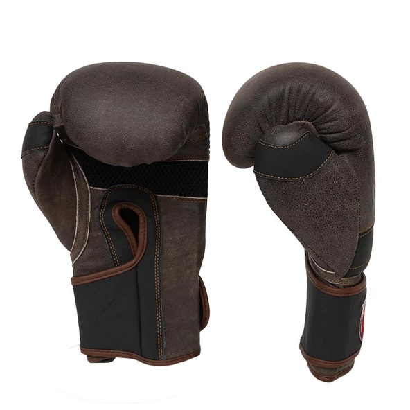 DragonDo 30211-L  Antique Hakiki Deri Boks Eldiveni - Resim 3