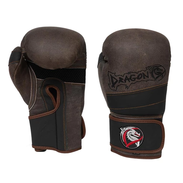 DragonDo 30211-L  Antique Hakiki Deri Boks Eldiveni - Resim 2
