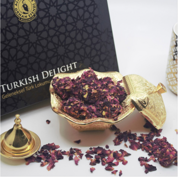 Altıncezve Orhan Efendi Gül Yapraklı Antep Fıstıklı Lokum 400 G ürün görseli 1