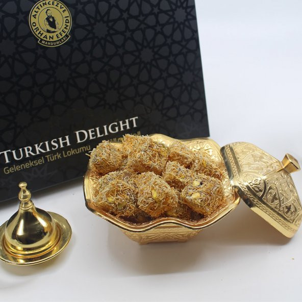 Altıncezve Orhan Efendi Kadayıflı Antep Fıstıklı Lokum 200 G ürün görseli 1