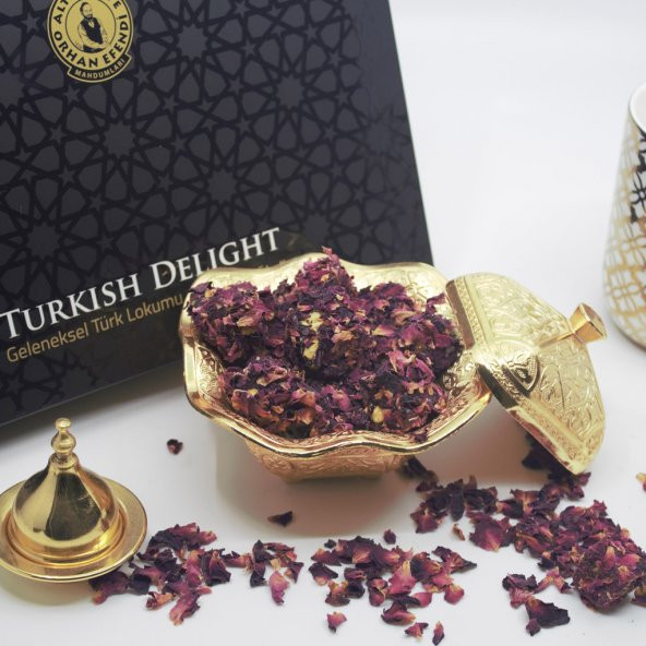 Altıncezve Orhan Efendi Gül Yapraklı Antep Fıstıklı Lokum 200 G ürün görseli 1