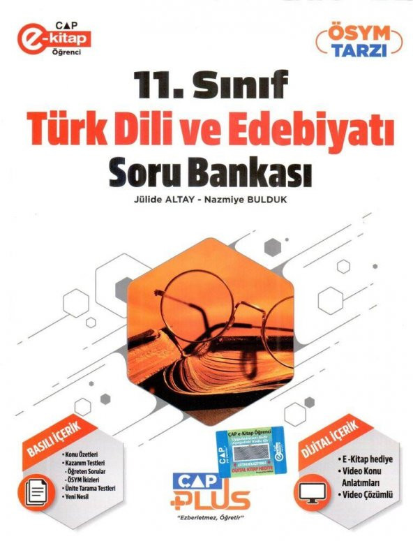 11. Sınıf Anadolu Lisesi Türk Dili ve Edebiyatı Soru Bankası Çap Yayınları ürün görseli 1
