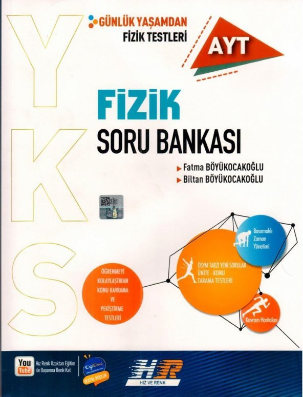 AYT Fizik Soru Bankası Hız ve Renk Yayınları ürün görseli 1