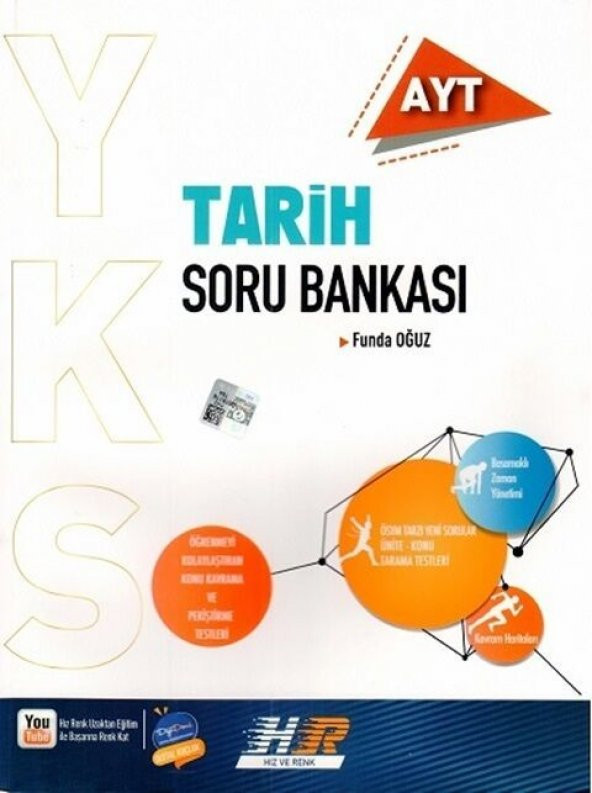 AYT Tarih Soru Bankası Hız ve Renk Yayınları ürün görseli 1