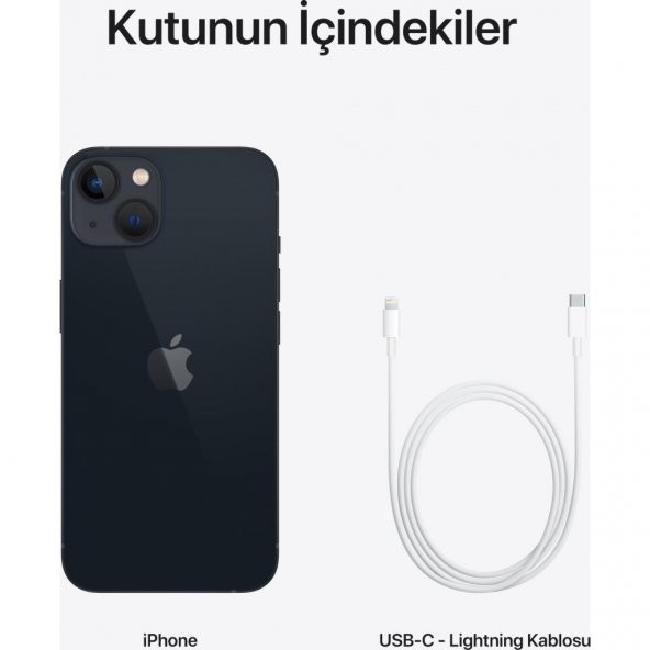 Apple iPhone 13 128 GB Siyah - Resim 4