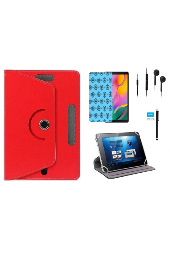 Lenovo Tab M10 TB-X505F 10.1" Uyumlu Tablet Kılıfı 4 lü Set Kılıf+Ekran Koruma+Kalem+Kulaklık ürün görseli 1