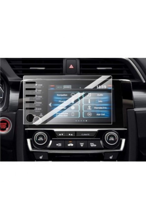 Honda Civic Fc5 Makyajlı Kasa Navigasyon Ekran Koruyucu 9H Nano Film ürün görseli 1