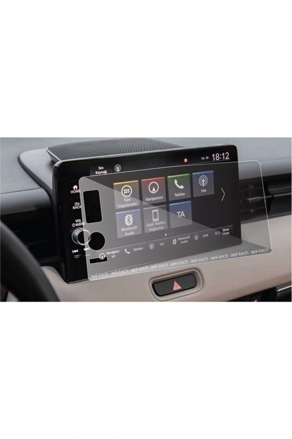 Honda Hr-v 2021 2022 9 inç Navigasyon Multimedia Teyp Ekran Koruyucu 9H Nano Film ürün görseli 1