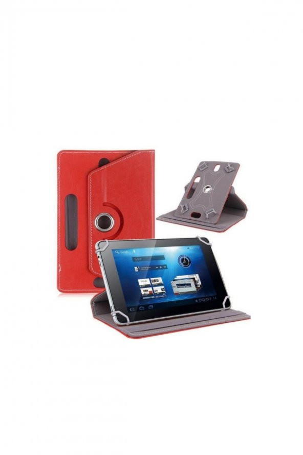 Casper S20 10.1" Uyumlu 360°Dönebilen Kapaklı Standlı Universal Tablet Kılıfı ürün görseli 1