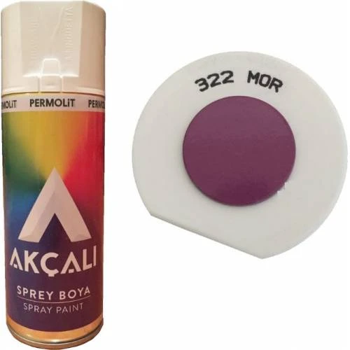 AKÇALI 322 MOR SPREY BOYA 400 ML ürün görseli 1