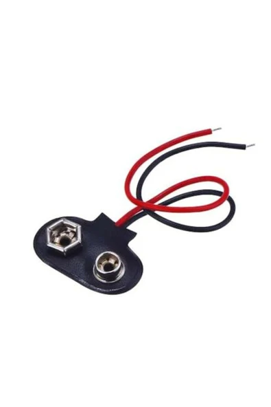 9V PİL BAŞLIĞI SOKETSİZ ürün görseli 1