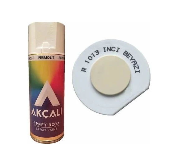 AKÇALI R 1013 İNCİ BEYAZI SPREY BOYA 400 ML ürün görseli 1