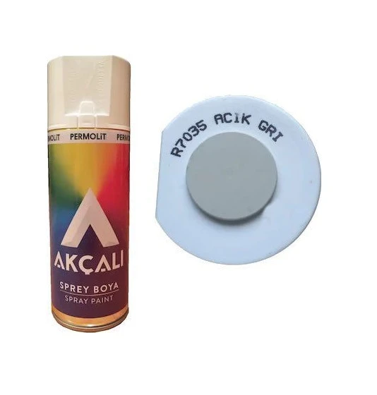 AKÇALI R7035 AÇIK GRİ SPREY BOYA 400 ML ürün görseli 1