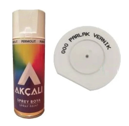 AKÇALI 000 PARLAK VERNİK SPREY BOYA 400 ML ürün görseli 1