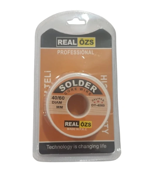 40/60 DIAM MM REALÖZS SOLDER LEHİM TELİ ÖZS-8852 ürün görseli 1
